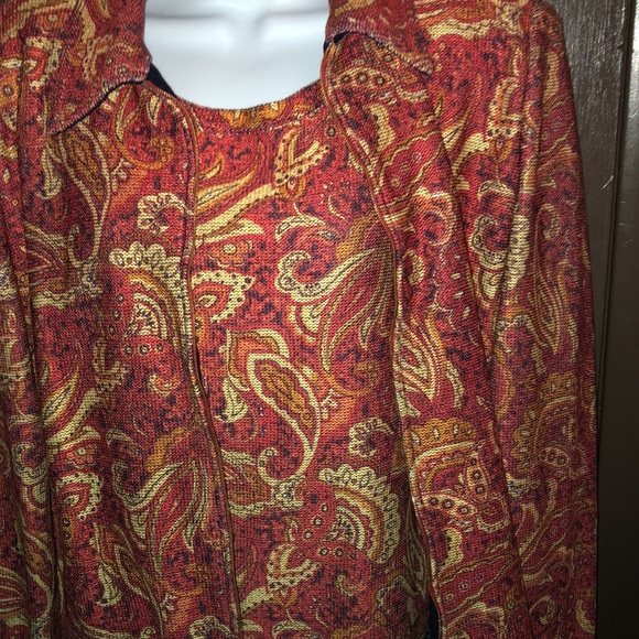 ST JOHN SPORT FLORAL PRINT JACKET & SHELL SZ. (L) - Picture 2 of 5